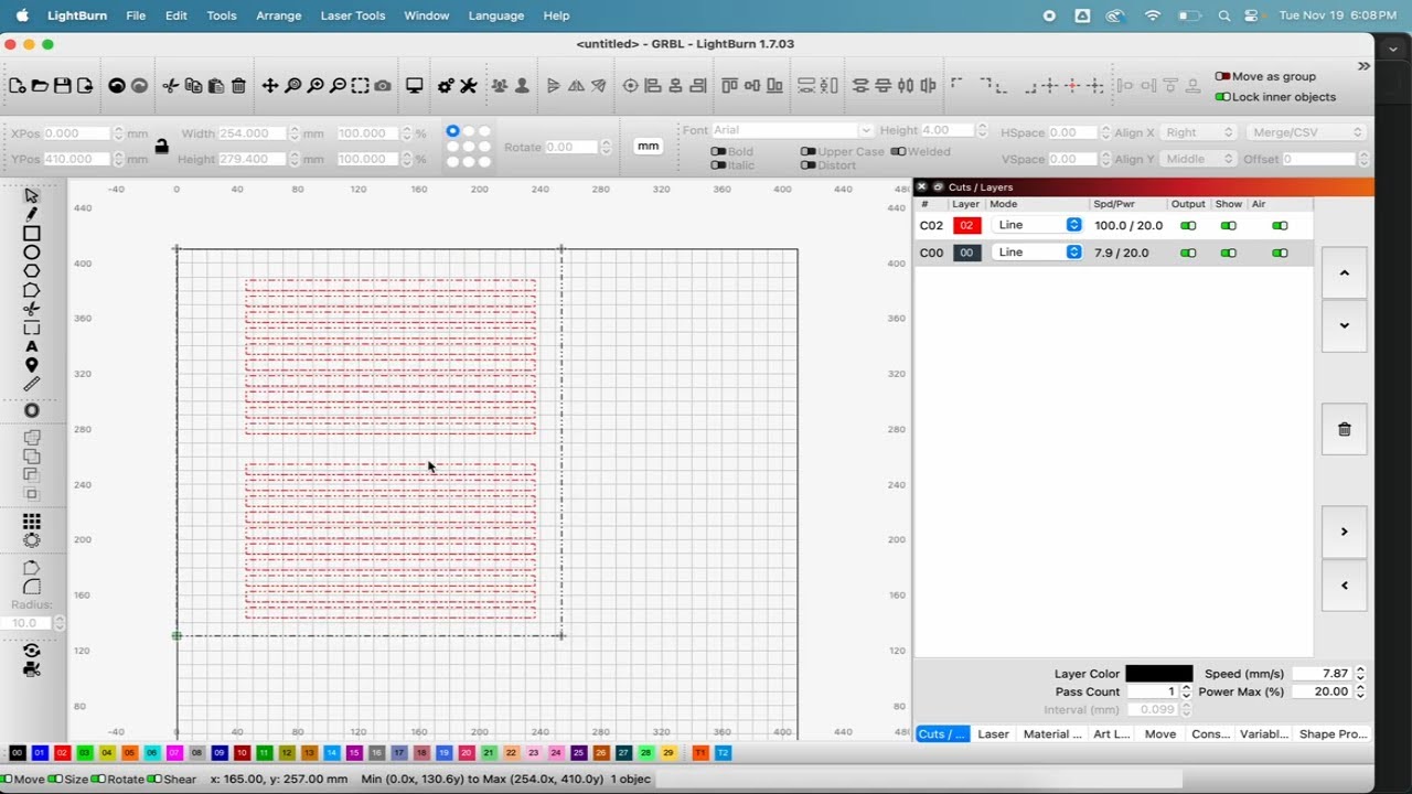 Aligning text in templates - LightBurn Software Questions - LightBurn ...