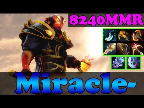 Dota 2 - Patch 6.86 : Miracle- 8240MMR Plays Ember Spirit Rapier and 8 Slots vol 7 - Ranked