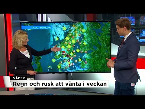 Regn och rusk att vänta i veckan - Nyheterna (TV4)