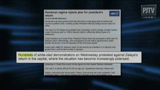 PJTV Citizen Reporter Photos Expose Shoddy MSM Reporting in Honduras