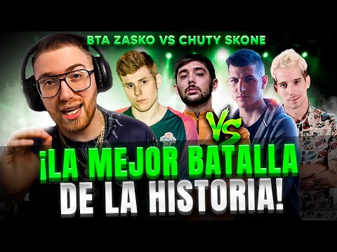 ¡LA MEJOR BATALLA DE LA HISTORIA! CHUTY SKONE VS ZASKO BTA