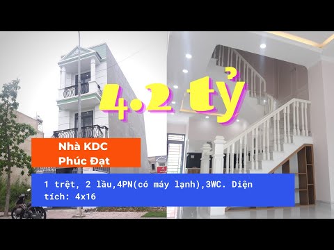 Bán nhà 2 lầu KDC Phúc Đạt Phú Lợi Thủ Dầu Một Bình Dương. DT 64m2