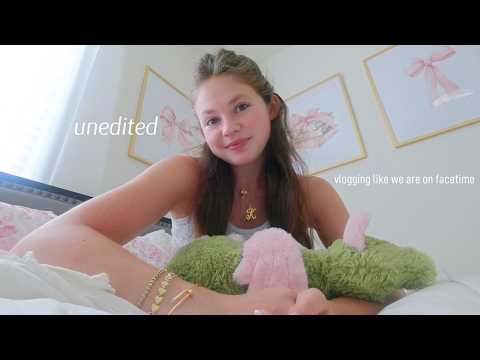 an unedited *very real* day in my life 💖 vlogging like we are on facetime