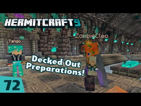 HermitCraft 9 ep 72 — Guppy Geyser II.0! Decked Out preparations!