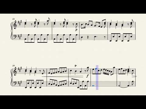 Pastorella in A-Dur für die Weinachtszeit, J.V. Rathgeber, Arr. by N. Alloisio