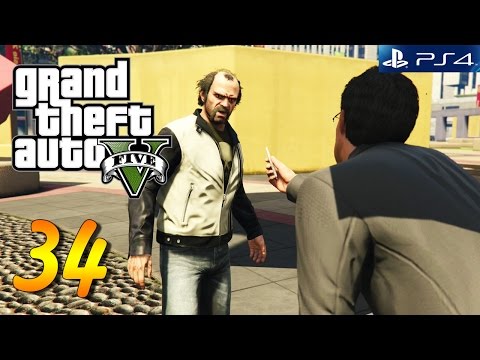 GTA 5 PS4 Gameplay Walkthrough Part 34 (First Person)