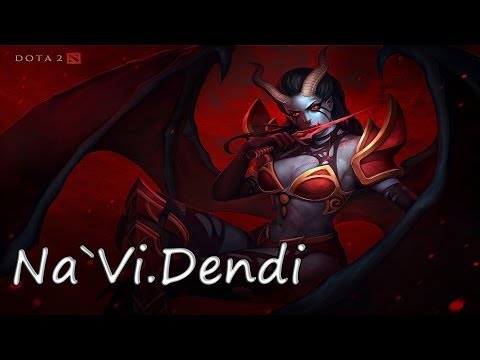 Dota 2 Na`Vi.Dendi plays Queen of Pain
