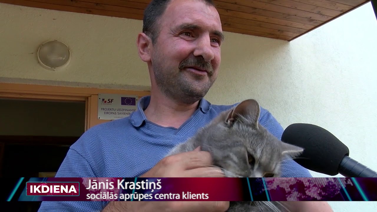 Rūpēs par mājdzīvniekiem ikdienu pavada sociālās aprūpes centra „Allaži” iemītnieki