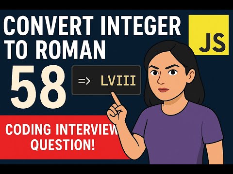 Convert Roman Numeral To Integer Leetcode Interview Coding Challenge Java Script
