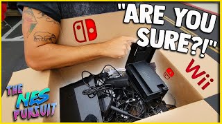 "$30 for the ENTIRE BOX" I COULD NOT believe it! Flea Market DREAM HUNT! Swap meet Game Hunting