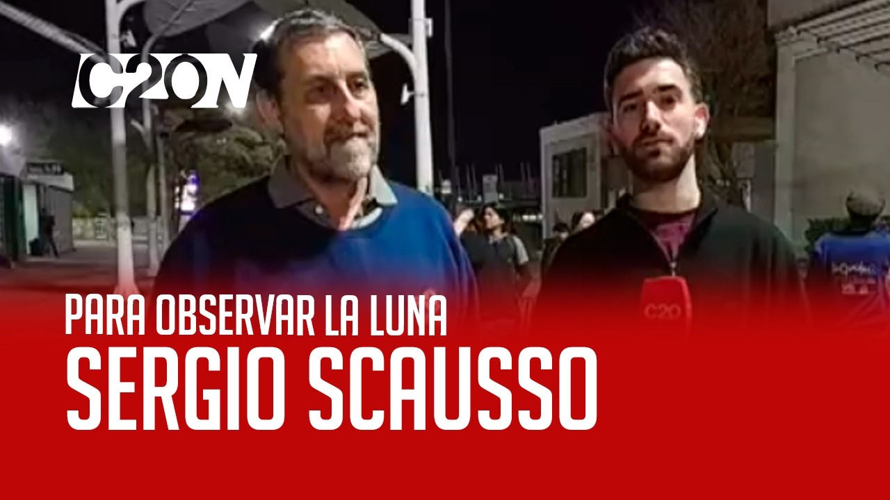 C20 Noticias | Para observar la luna - Sergio Scausso