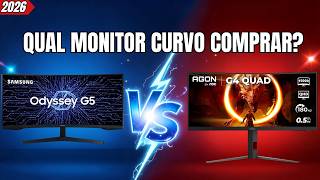 Samsung Odyssey G5 vs AOC U34G4C: Qual MONITOR CURVO Ultrawide Vale Mais a Pena em 2026?
