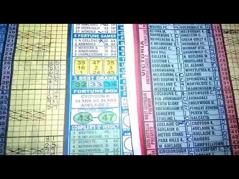 Week 48, 2019 Aussie Football Pools Sure Banker Pair