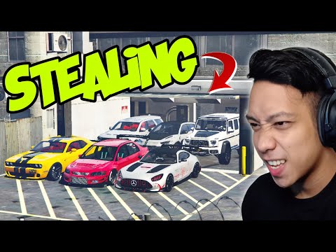 Stealing all "SPORTS CARS" | Familia De carnaper VS Los babaero's | GTA 5 RP