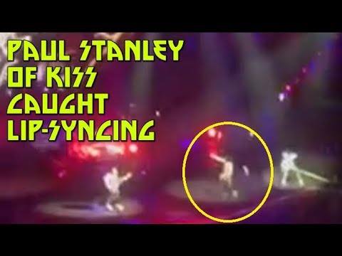Paul Stanley of KISS CAUGHT Lip syncing - Why does no one believe me?