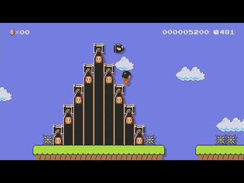 12IC Sky High Mario by TommyCM08 - Super Mario Maker - No Commentary 1bl
