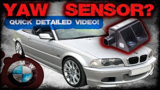 HOW TO REPLACE YOUR BMW YAW SENSOR  IN 7 MINUTES!