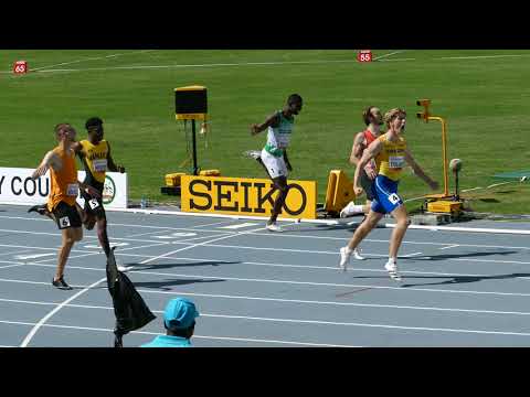 400 m Hurdles Disqualification of the winner!!! Oskar EDLUND  49.21!