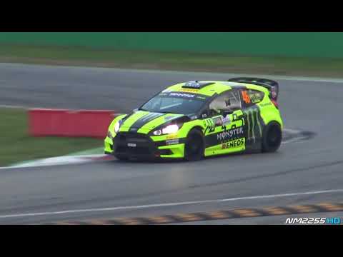 Valentino Rossi Vs  Daniel Sordo   2017 Monza Rally Show