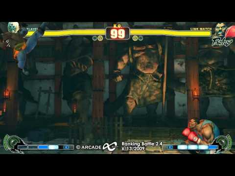 Arcade Infinity SF4 Ranbat 2.4 - Top 8 Kai(ELF) vs Keno(BA)