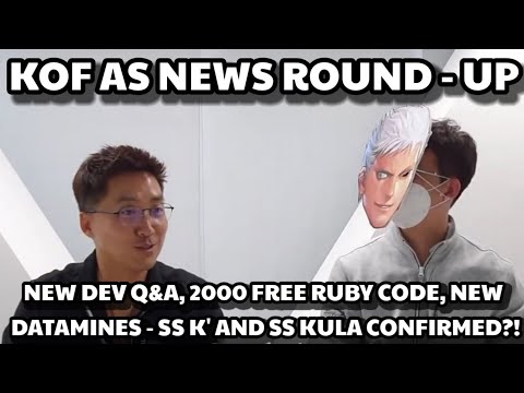 KoF AS News Round - Up: New Dev Q&A, 2,000 Free Rubies, SS K' & SS Kula Potentially Datamined, MORE!