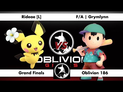 Rideae [L] (Pichu) vs Grymlynn (Ness) - Grand Finals - Oblivion 186