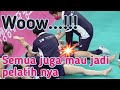 Latihan Peregangan Otot Pemain Volly Putri
