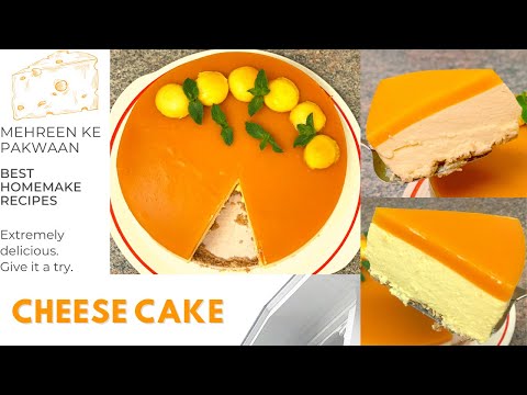 CHEESE CAKE (No Bake) | Urdu /Hindi | Recipe by Mehreen Ke Pakwaan