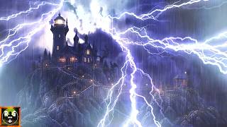 Violent Thunderstorm Sounds with Pouring Rain, Heavy Thunder & Loud Lightning Strikes for Sleeping
