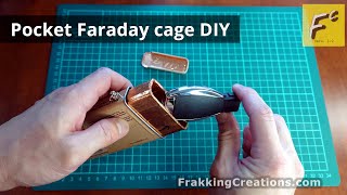 Coolest pocket DIY faraday box to Stop keyless car theft relay attacks when not home - How to make