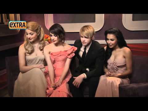Jim Parsons, Dianna Agron, Lea Michele, Chord Overstreet, Naya Rivera, Chris Colfer