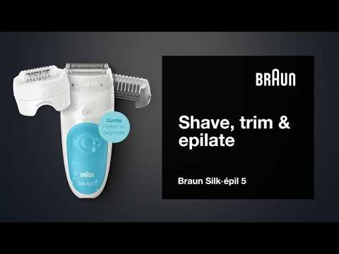 BRAUN SES 5500 SensoSmart Epiliatorius video