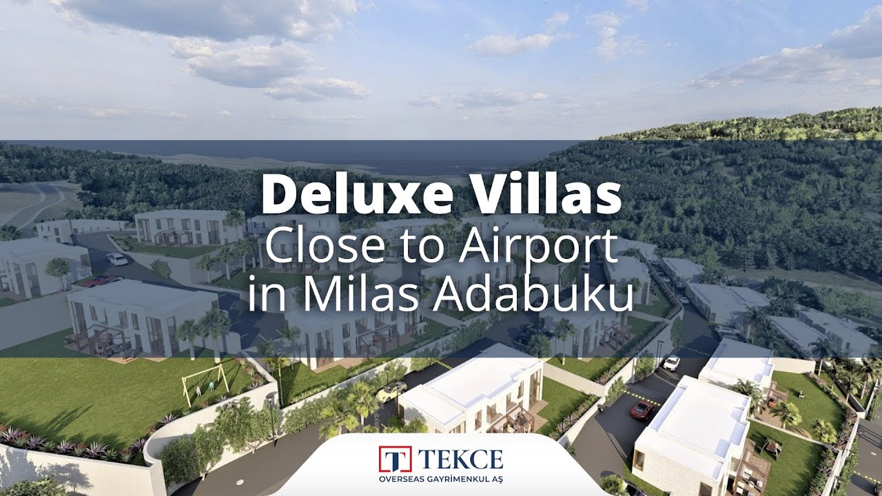 Villas Mitoyennes Proches de l'Aéroport à Mugla Milas