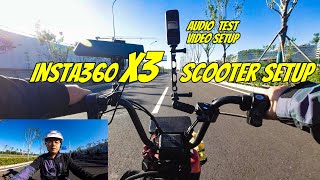 Insta360 X3 , My Go-to Camera on my Scooter Vlog , the Setup and Tips