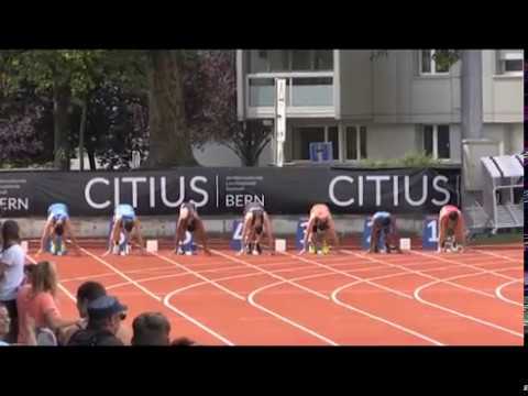 Citius Meeting Bern 2018: 100m Männer 1. Serie Nationales Programm