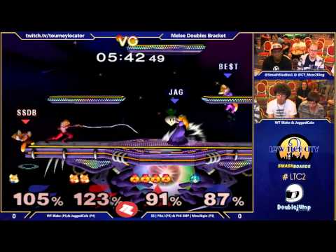 LTC2 - WT Blake & JaggedCole Vs. SS | PBnJ & P4K EMP | M2K - SSBM Doubles - Melee