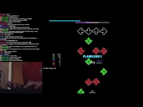 I'm back, yo'. Stepmania: The Azure Arbitrator - 96.8% AA