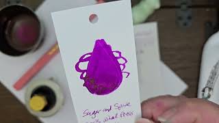 Sugar And Spite Ink Review Ferris Wheel Press Fountain Pen Ink