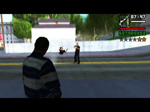 GTA San Andreas - 6 Stars Wanted Level Escapes (T-Bone Mendez) 60FPS