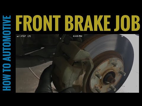 How to Replace Front Brake Pads and Turn Rotors on a 2003 Toyota Highlander