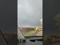 Such cool scenery on drive home #nature #outdoors #countryside #rainbow #clouds #rain #drive #shorts