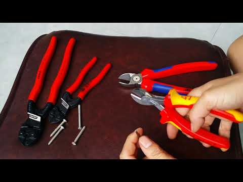 Kirpimo replės KNIPEX 7001 160mm video