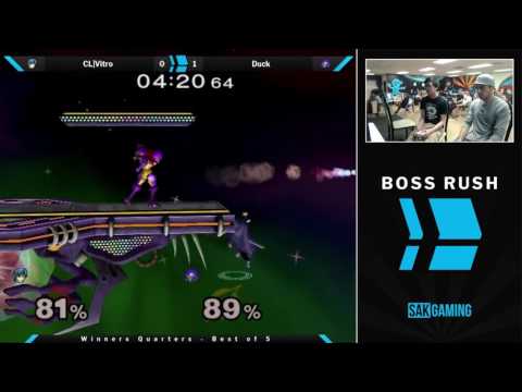 Boss Rush: Duck Winners Quarters - Vitro (Marth) vs Duck (Samus)