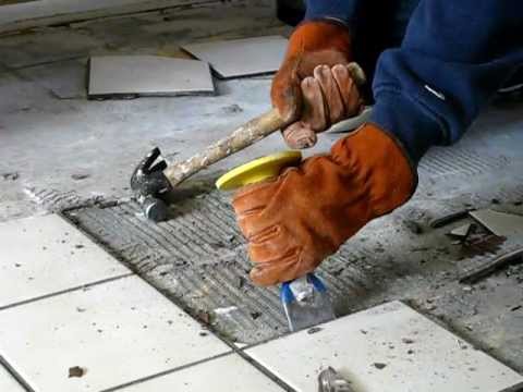 How to remove ceramic tile
