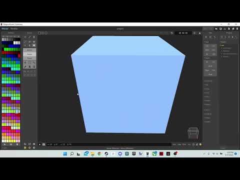 MagicaVoxel Tutorial for Veloren 1 - Camera, box size, and viewmodes