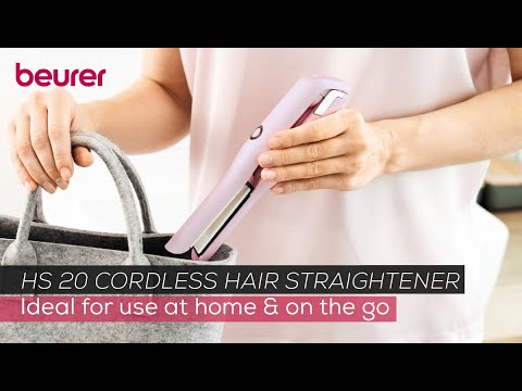 Beurer - HS 20 Cordless Plaukų tiesintuvas - 3 Years Garantija video