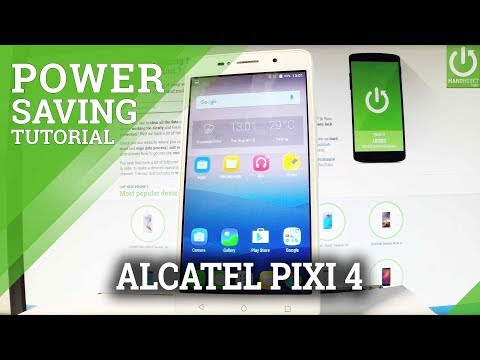 Enable Battery Saver in ALCATEL Pixi 4 - Improve Battery Life / Power Save