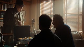  Detective has a briefcase with food in it