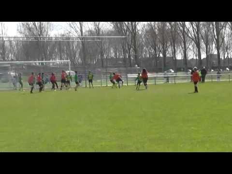 4 april 2015 D-toernooi Buitenboys - VV De Meern D3 - Huizen D2 1-0 Hoogstandje Ouail