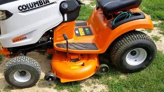 Columbia CYT 4220 lawn tractor review